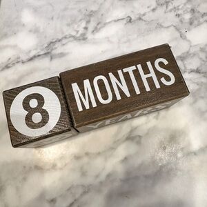 Baby Milestone Blocks